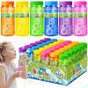 V-Opitos 24 Pack Bubble Bottles with Wands in 6 Colors, 4oz Bubbles Solution, Bubble Party Favors for Kids, Themed Birthday, School Classroom Prizes for Boys & Girls, Ideal Goodies Stuffers view 1