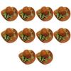 10Pcs Plastic Mini Cowgirl Hat for Crafts Miniature Cute Doll Hat for Dollhouse Bottles Cake Party Decorations view 1