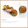 10Pcs Plastic Mini Cowgirl Hat for Crafts Miniature Cute Doll Hat for Dollhouse Bottles Cake Party Decorations view 3