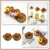10Pcs Plastic Mini Cowgirl Hat for Crafts Miniature Cute Doll Hat for Dollhouse Bottles Cake Party Decorations view 4