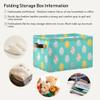 Wamika Happy Easter Day Eggs Storage Basket Fabric Laundry Baskets Easter Rabbit Bunny Spring Storage Boxes Organizer Bag for Baby Cloth Dog Toy Book Storage Cubes Shelf Closet Bins 16128 Inches view 4