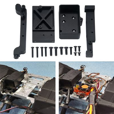 QUPA AM STORE RC Receiver Electronics Equipment Box for 1/6 Axial SCX6 AXI05000 RC Crawler Car