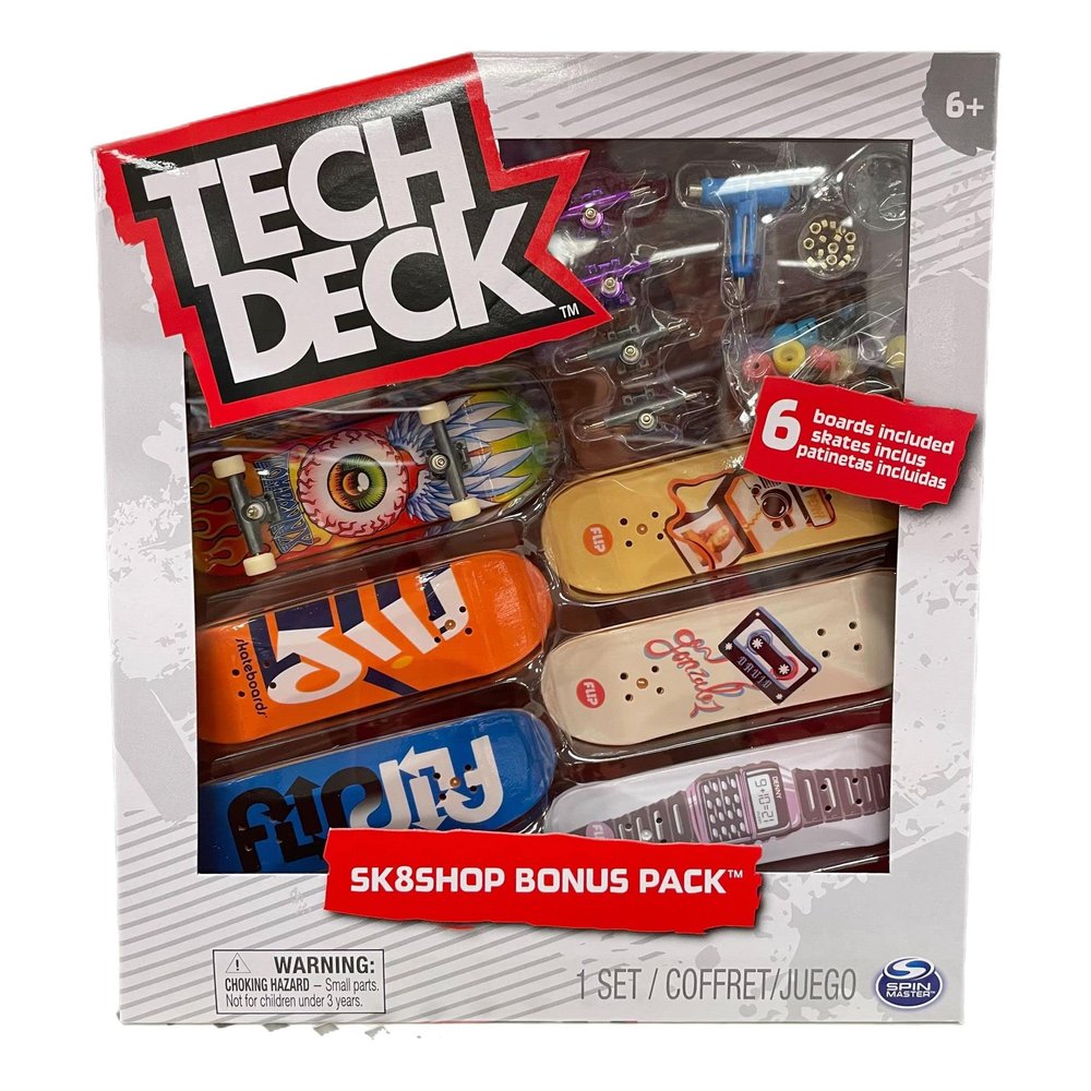 TECH DECK Sk8shop Mini Finger Skateboard Multi Pack 2022 Series (Flip)