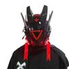 MAKSJIUCosplay Halloween Party Mask, Street Photography Cos Props Mask, LED Light-emitting Punk Mask view 1