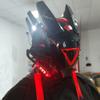 MAKSJIUCosplay Halloween Party Mask, Street Photography Cos Props Mask, LED Light-emitting Punk Mask view 3