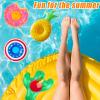 32 Pack Inflatable Drink Holders, Drink Floats Inflatable Pool Cup Holder Coasters for Pool Party view 2