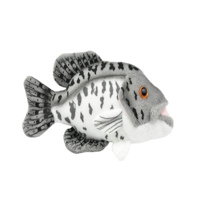 Black Crappie, Realistic, Lifelike, Very Nice Plush Fish 7" F4602 BB60
