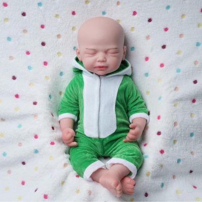 AISITE Full Silicone Baby Doll Girl with Drink and Pee - 18 inch Realistic Reborn Baby Dolls Silicone Full Body Baby, Birthday Gifts for Girls and Boys Age 6+