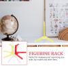 Zerodeko 3pcs Action Figure Display Stand Sturdy Model Rack for Collectibles Easy to Assemble for Home and Store Use Lightweight and Portable view 2