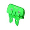 Aluminium 7075-T6 Front Bumper For Traxxas 1/8 4WD Sledge Monster Truck 95076-4 Upgrades - Green view 1