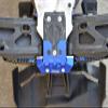 Aluminum 7075-T6 Rear Bumper For Traxxas 1/8 4WD Sledge Monster Truck 95076-4 Upgrades - Blue view 2