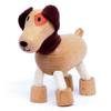 Dog Wooden Animal Toys for Toddler, Fun and Posable Wooden Farm Toy, Wooden Toys, Wood Farm Animals, Early Education Boys and Girl, Bendable Figures Farm Toys Set view 1