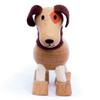 Dog Wooden Animal Toys for Toddler, Fun and Posable Wooden Farm Toy, Wooden Toys, Wood Farm Animals, Early Education Boys and Girl, Bendable Figures Farm Toys Set view 2