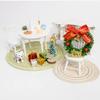 8Pcs 12 and 7.5 Inch Dollhouse Diameter Miniature Weaving Round and Square Rug Miniature Carpets for Mini House Decor view 2
