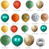 138pcs Safari Jungle Balloon Garland Arch Kit with Sage Green Brown Balloons Animal Print for Kids Boys Jungle Safari Baby Shower Wild One Birthday Party Decorations (Green) view 2
