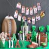 Football 1st Birthday Monthly Photo Banner - Football Theme First Year Photo Banner For Newborn To 12 Months, Monthly Milestone Photograph Bunting Garland, Football First Birthday Party Decoration view 4