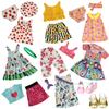 HOAKWA American Doll Clothes and Accessories for 18 Inch Doll, 18" Clothes Dress, Total 19 Pcs Including 8 Sets of Clothing Outfits with Shoes, Underwear, Headband, and Cap (Not Include The Doll) view 2