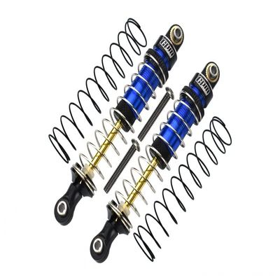 GPM Upgrades Aluminum 6061-T6 Front/Rear Damper 80MM for 1/18 UTB18 Capra 4WD Unlimited Trail Buggy (AXI01002) Rc Cars (Blue)