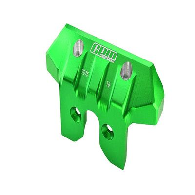 Aluminum 7075-T6 Rear Bumper For Traxxas 1/8 4WD Sledge Monster Truck 95076-4 Upgrades - Green