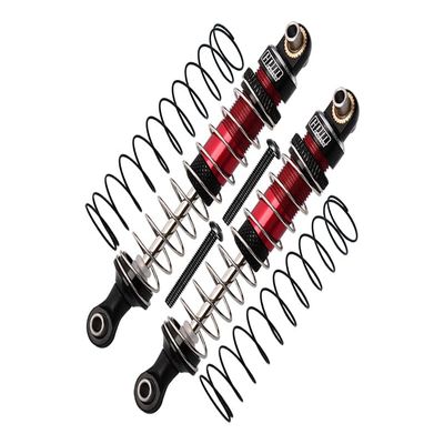 Axial 1/18 UTB18 Capra 4WD Unlimited Trail Buggy AXI01002 Upgrade Parts Aluminum 6061-T6 Front Or Rear Damper 80mm - Red