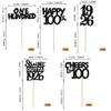 30PCS Black 100th Birthday Cupcake Toppers Glitter One Hundred Years 100 Fabulous Happy 100 Straight Outta 1926 Cupcake Picks for 100th Birthday Anniversary Party Cake Decorations Supplies view 2