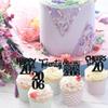 30PCS Black 20th Birthday Cupcake Toppers Glitter Twenty Happy 20th Straight Outta 2006 Cupcake Picks for Cheers to 20 Years Birthday Wedding Anniversary Party Cake Decorations Supplies view 4