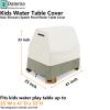 Dalema Kids Water Table Cover,Outdoor Heavy 600D Waterproof Anti-UV Dustproof Kids Water Play Table Cover,Compatible with Step2 Rain Showers Splash Pond Toddler Water Table,Beige,Cover Only view 2