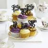 30PCS Black 45th Birthday Cupcake Toppers Glitter Forty Five Happy 45 Straight Outta 1981 Cupcake Picks for Cheers to 45 Years 45th Birthday Anniversary Party Cake Decorations Supplies view 3