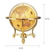 HRTC World Globe Elegant Retro World Globe Hd Chinese and English Led Desk Lamp Living Room Office Decoration Creative Globe Clear Text Marking view 2