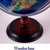 HRTC World Globe 11.8 Inch World Globe with Stand 3D Embossed 720 Rotating Globe Educational Kids Globe Office Decoration Globe Clear Text Marking view 4