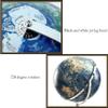 World Globe Floor Standing World Globe 3D Embossed Lighted Globe Educational Map Globe 720 Rotating Hd Globe for Home Decor Clear Text Marking view 4