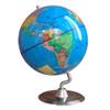 HRTC World Globe Elegant Retro World Globe Desktop Desk Table Lamp for Kids Small Geography Globe Office Decoration Globe Clear Text Marking view 1