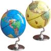 HRTC World Globe Elegant Retro World Globe Desktop Desk Table Lamp for Kids Small Geography Globe Office Decoration Globe Clear Text Marking view 4