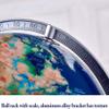 HRTC World Globe 11.8 Inch World Globe with Stand 3D Embossed 720 Rotating Globe Educational Kids Globe Office Decoration Globe Clear Text Marking view 4