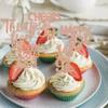 30PCS 35th Birthday Cupcake Toppers Glitter Thirty Five Happy 35 Straight Outta 1991 Cupcake Picks for Cheers to 35 Years 35th Birthday Anniversary Party Cake Decorations Supplies Rose Gold view 3