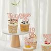30PCS 35th Birthday Cupcake Toppers Glitter Thirty Five Happy 35 Straight Outta 1991 Cupcake Picks for Cheers to 35 Years 35th Birthday Anniversary Party Cake Decorations Supplies Rose Gold view 4