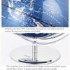 HRTC World Globe World Globe 720 Rotating World Educational Globe with Stand Surface Geography Globe Office Decor Kids Globe 11.8 Inch Clear Text Marking view 4
