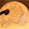 HRTC World Globe Newest Globe Lighted Led Antique World Globe with Wooden Stand 3 Sizes Educational World Map Kids Office Decoration Globe Clear Text Marking view 4