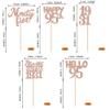30PCS 95th Birthday Cupcake Toppers Glitter Nighty Five Happy 95 Straight Outta 1931 Cupcake Picks for Cheers to 95 Fabulous 95th Birthday Anniversary Party Cake Decorations Supplies Rose Gold view 2