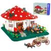 Bibilock 2233PCS Mushroom House Building Blocks,Creative Ideals Treehouse Building Blocks, Best Present for 6+ Boys, Girls or Adults view 1