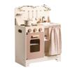 ROBOTIME Kids Play Kitchen Set - Rustic Wooden Kitchen Sets, Pretend Play Kitchen with Leaf Light String, Apron, and Groves, for Toddlers 3+ (Rustic Style) view 4