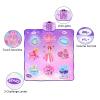 Luqeeg Dance Mat, Mat Pedal Game Interaction Electronic Music Dance Pad Toy Dance Mixer Rhythm Step Play Mat Touch Sensitive Musical Dance Floor Mat for Toddler Girl view 3