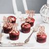 30PCS 20th Birthday Cupcake Toppers Glitter Twenty Happy 20th Straight Outta 2005 Cupcake Picks for Cheers to 20 Years Birthday Wedding Anniversary Party Cake Decorations Supplies Rose Gold view 4