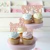 30PCS 30th Birthday Cupcake Toppers Glitter Thirty Happy 30 Straight Outta 1996 Cupcake Picks for Cheers to 30 Years 30th Birthday Wedding Anniversary Party Decoration Supplies Rose Gold view 3