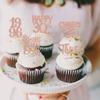 30PCS 30th Birthday Cupcake Toppers Glitter Thirty Happy 30 Straight Outta 1996 Cupcake Picks for Cheers to 30 Years 30th Birthday Wedding Anniversary Party Decoration Supplies Rose Gold view 4
