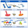 Liberry Toddler Golf Set with Putting Mat for 2 3 4 Years Old Boys Girls, Upgraded Kids Golf Cart with Unique Shoulder Strap Design, Indoor and Outdoor Golf Toys Gifts view 2