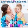 KAEILORU Magnetic Tiles 3D Kids Toys for Girl Age 4-7 Educational Magnetic Building Blocks Girl Toys Age 6-8 Princess Castle Pretend Play Toy for Kids Age 3 4-5 6 8-10 Year Old Boy Birthday Gifts view 2