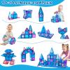 KAEILORU Magnetic Tiles 3D Kids Toys for Girl Age 4-7 Educational Magnetic Building Blocks Girl Toys Age 6-8 Princess Castle Pretend Play Toy for Kids Age 3 4-5 6 8-10 Year Old Boy Birthday Gifts view 3