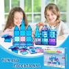 KAEILORU Magnetic Tiles 3D Kids Toys for Girl Age 4-7 Educational Magnetic Building Blocks Girl Toys Age 6-8 Princess Castle Pretend Play Toy for Kids Age 3 4-5 6 8-10 Year Old Boy Birthday Gifts view 4