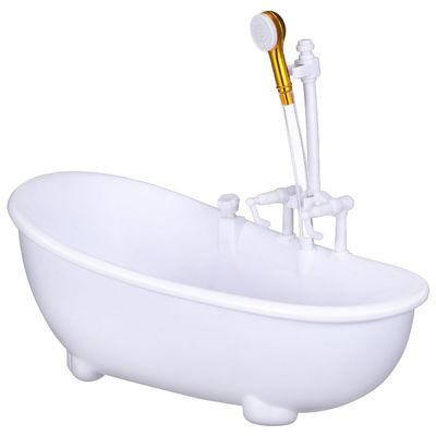 Doll Bathing Tub, Electric Water Spraying Bathtub Swimming Pool with Sprayer for Doll Bathtub with Light and Sound